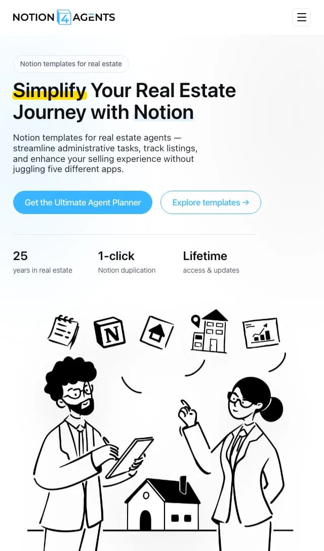 Notion4Agents — web en el móvil